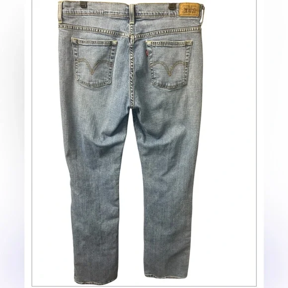 Levi's 505 True Classic Straight Leg Light Wash Denim Jeans Women's Size 12 M - Picture 10 of 10